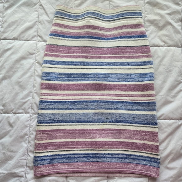 BCBG MAXAZRIA Striped Multicolor Women's Skirt Size XS - Picture 2 of 5